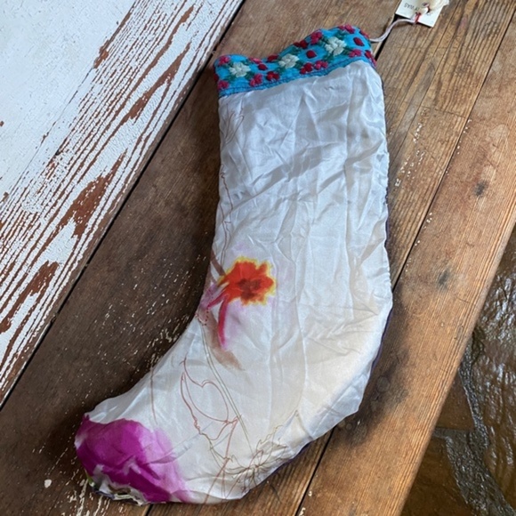 Johnny Was  Reversible Christmas Stocking - Picture 3 of 13